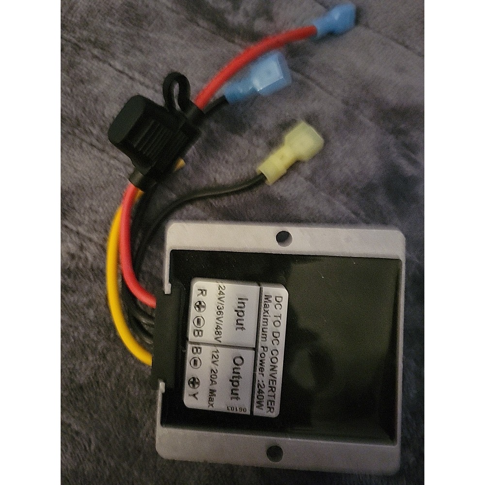 24V 36V 48V 60V to 12V 20A 240W DC-DC Buck Converter - Heavy Duty Waterproof ...